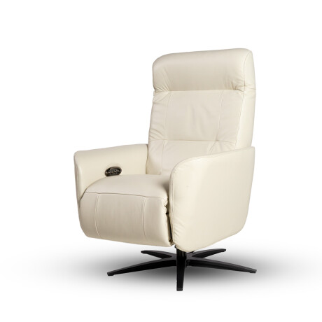 Butaca Space (Reclinable eléctrica) - Cuero Básico 509 (Off White)