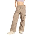 Pantalón New Balance de Dama - NYLON CARGO - WP43534LMR LTMUSHRM