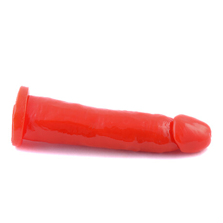 Consolador Géminis Macizo Rojo