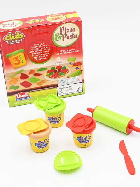 MASAS DE MOLDEAR PIZZA Y PASTA MULTICOLOR
