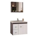 MUEBLE BAÑO SUSPENDIDO 60 CM CON MESADA Y ESPEJO BLANCO/ALMENDRA MUEBLE BAÑO SUSPENDIDO 60 CM CON MESADA Y ESPEJO BLANCO/ALMENDRA