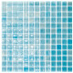 PASTILLA PARA PISCINA O DECORADO, VITRIFICADO 33.5X33.5 AZUL GAMAS DE AZUL