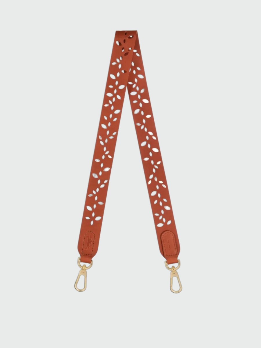 Longchamp- CORREA BANDOLERA VEGETAL 