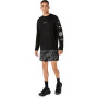 Polo Running Fujitrail Logo LS Top Hombre Performance Black/carrier Grey/cool Grey