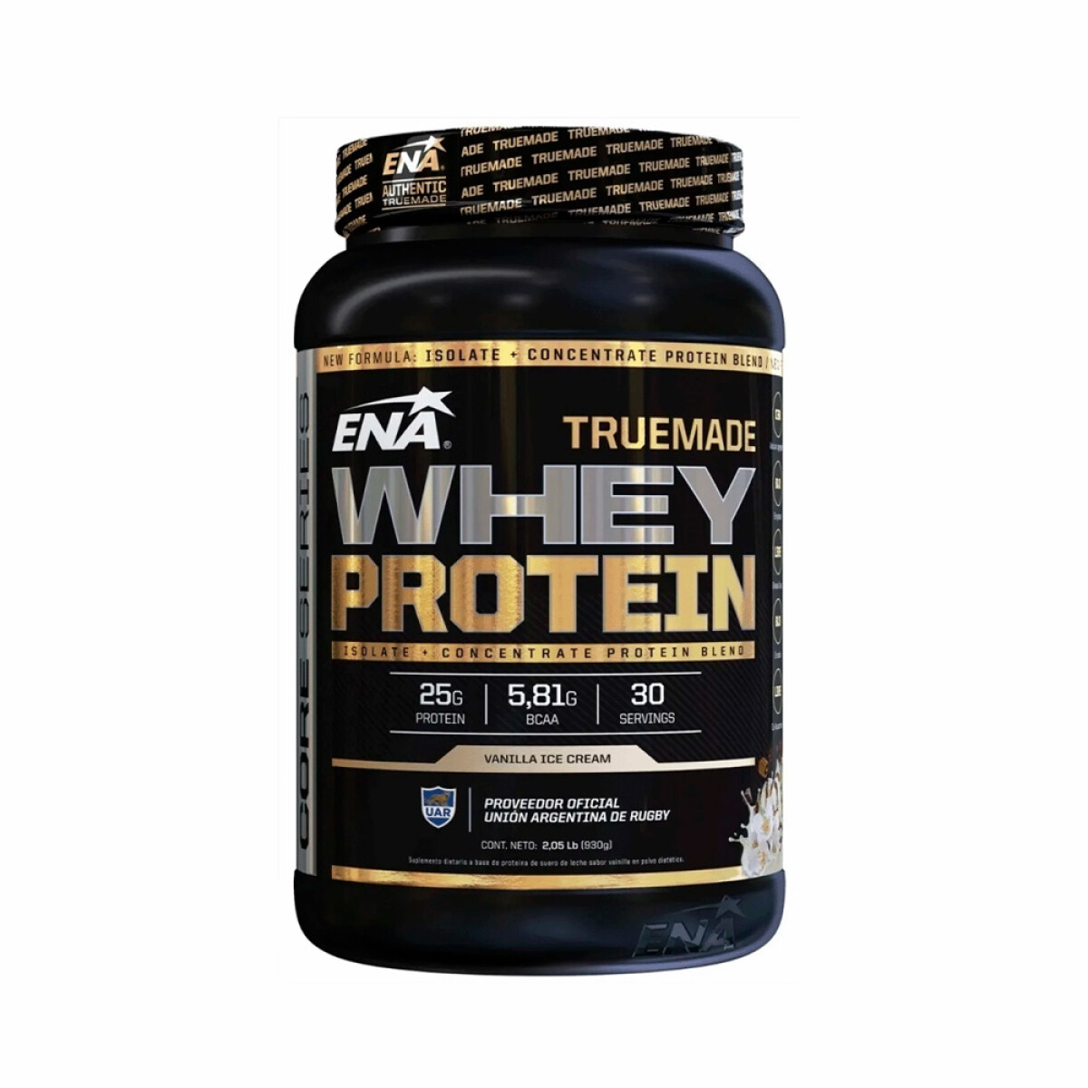 ENA TrueMade Whey Protein Isolate - Vainilla - 930 g (2 lb) 