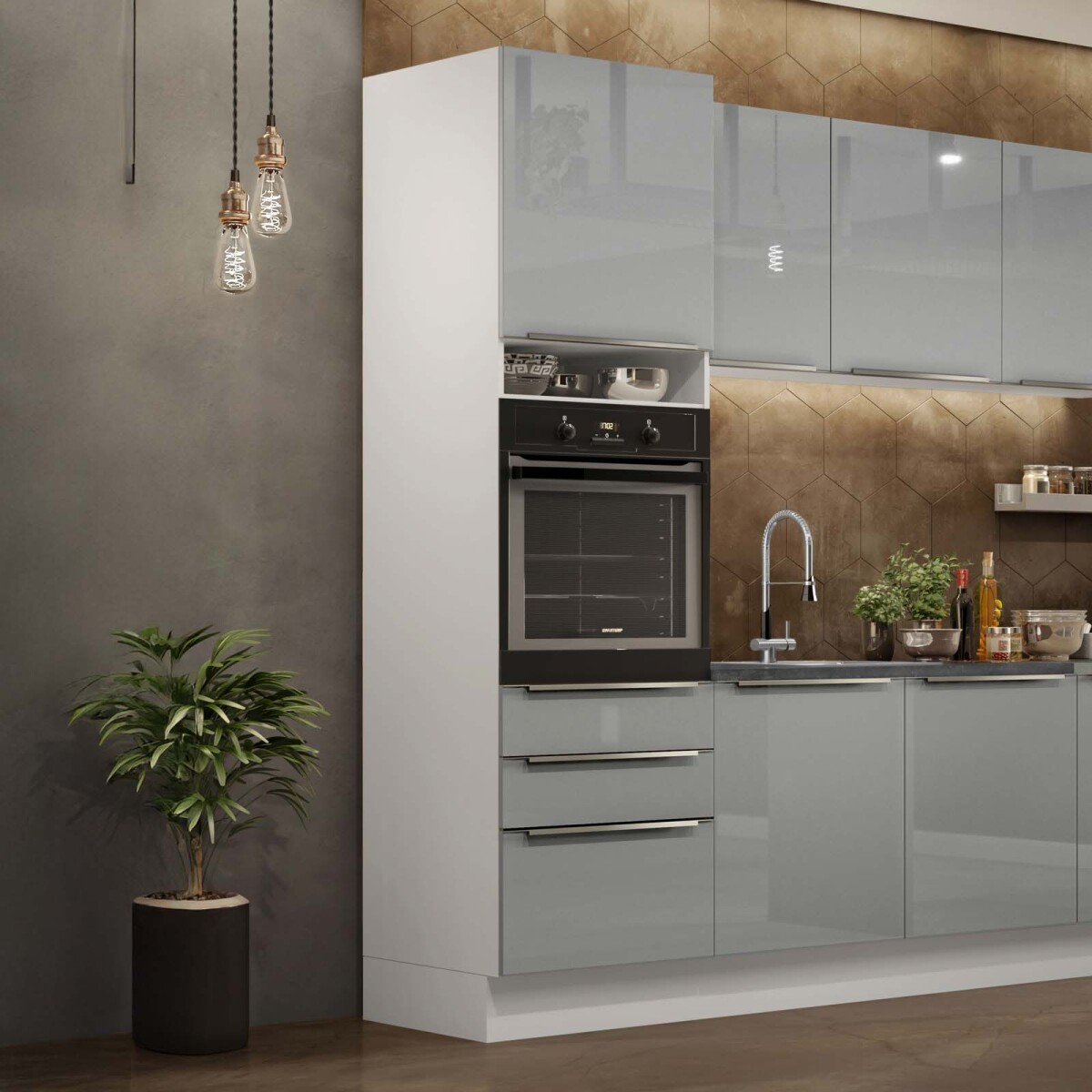 ARMARIO DE COCINA - 60 CM MDP BLANCO LUX 