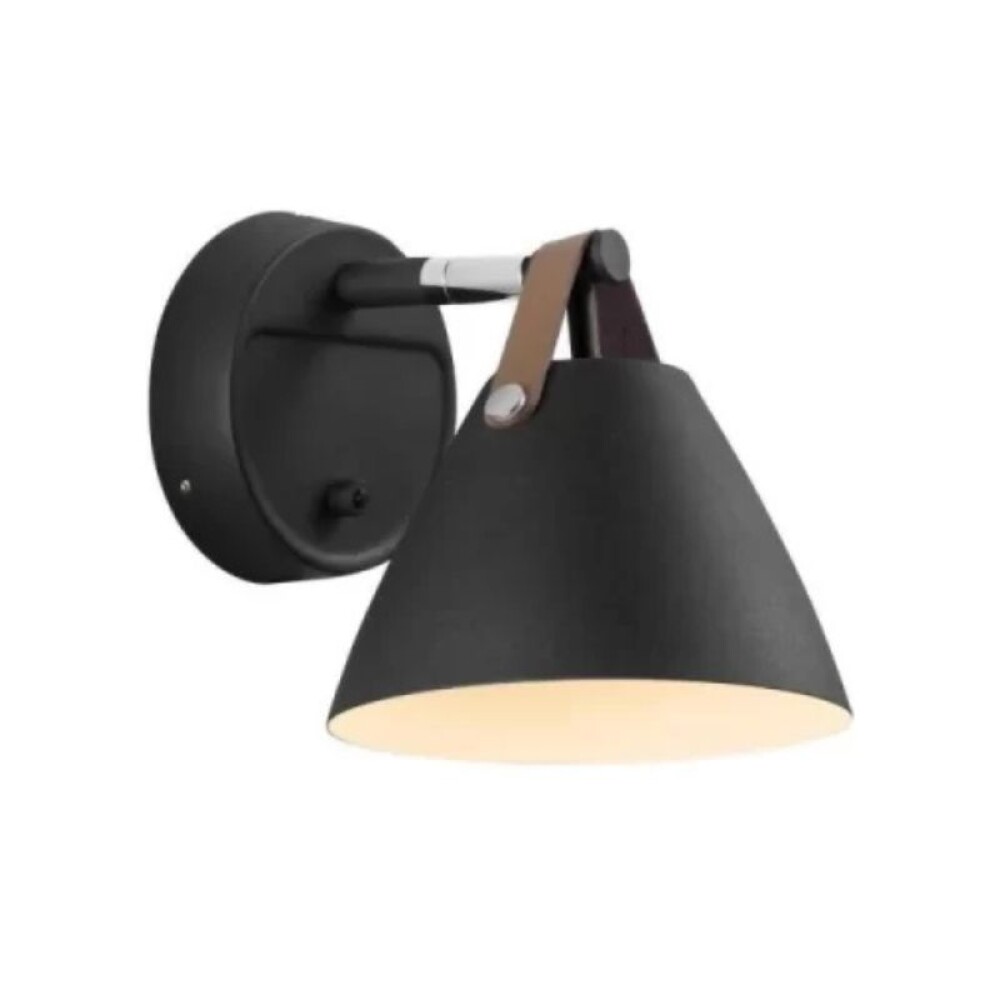 Aplique de pared Negro