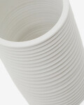 Jarrón Sibone de cerámica blanco 13 cm