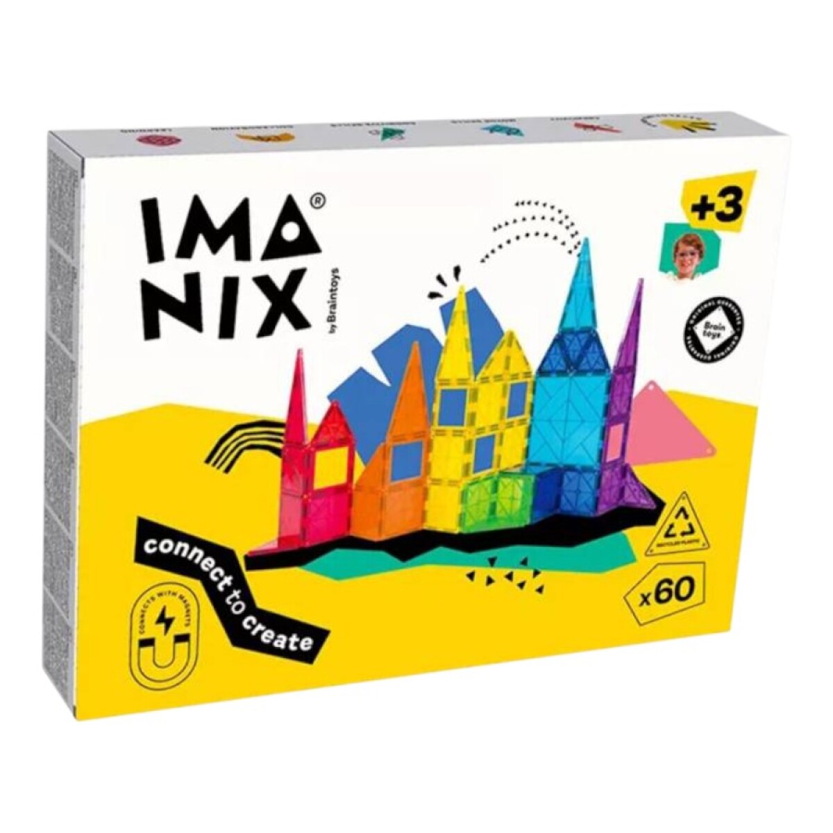 Imanix 60 Piezas Magnéticas 