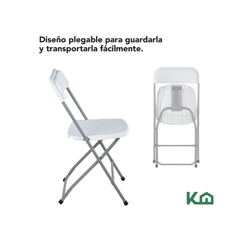 Silla Plastico Reforzada Plegable Eventos Jardin Silla Plastico Reforzada Plegable Eventos Jardin