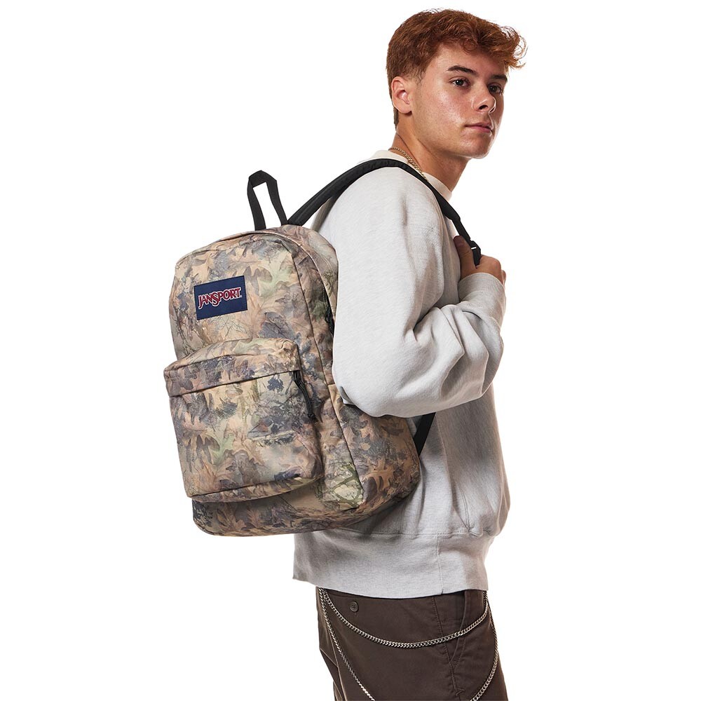 Mochila Superbreak Plus Brown/Lt Brn/Dk Green