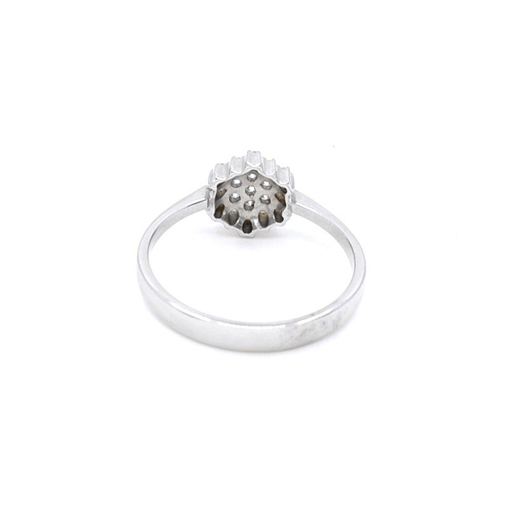 Anillo En Oro 18K Blanco Y Zirconias Anillo En Oro 18K Blanco Y Zirconias