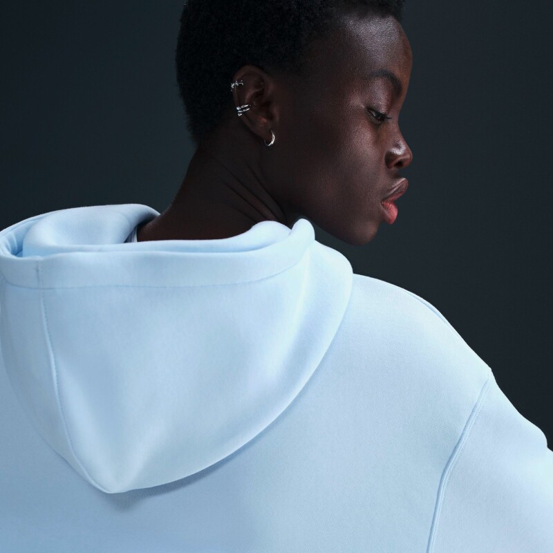 Abrigo Nike Sportswear Phoenix Fleece de Mujer Azul