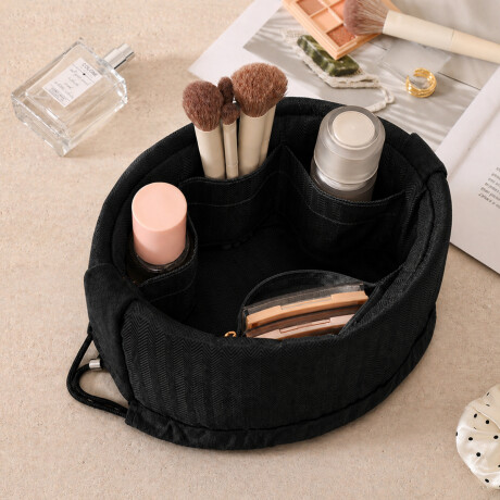 Neceser rigido con cierre ajustable Velvet BLove Negro