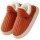 Pantufla de Felpa Super Abrigadas Antideslizante Unisex Naranja