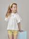 Short De Twill Estampado Verde
