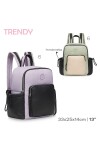 Mochila puffer Negro