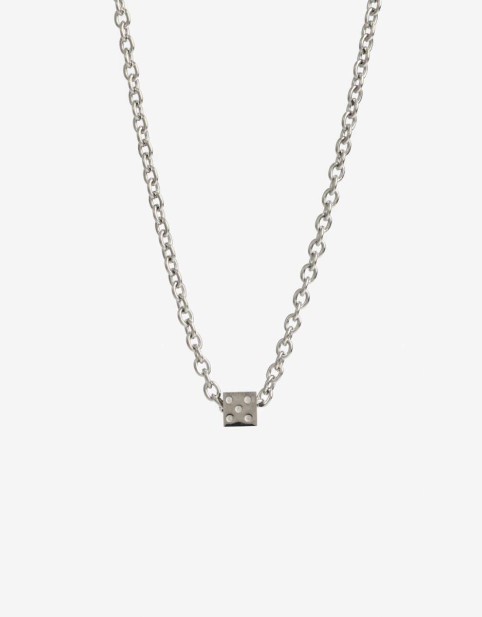 Collar De Acero Men´s Collection - Plateado 