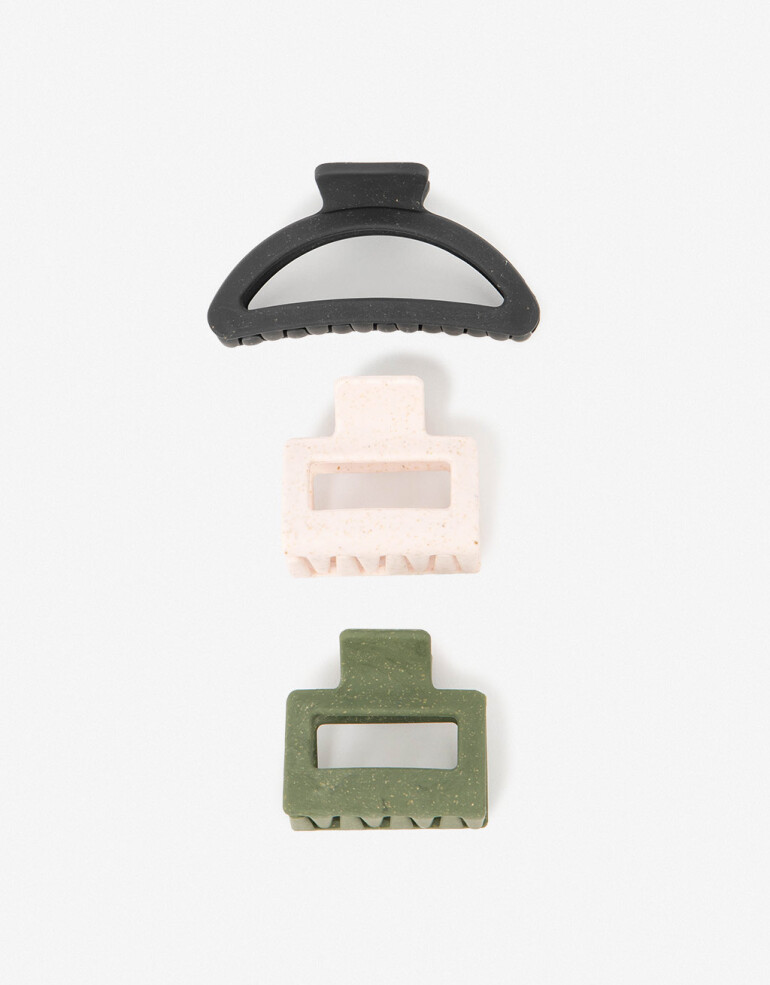 Broches Sets Acrilico Set De Mix Broches - Combinacion Tricolor