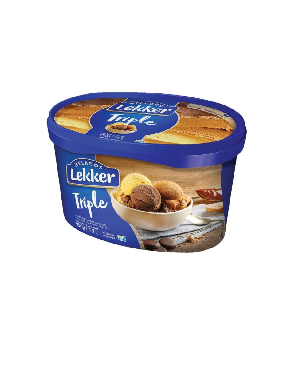 HELADO LEKKER 1.9LT TRIPLE SAMBAYON 