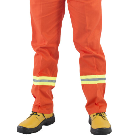Pantalón de trabajo con reflectivo Grafor Naranja