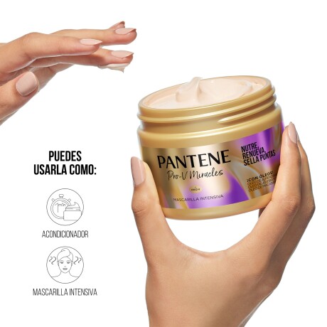 Pantene Mascarilla Intensiva Nutre Renueva Sella Puntas 300ml – Reparación Profunda de Puntas Pantene Mascarilla Intensiva Nutre Renueva Sella Puntas 300ml – Reparación Profunda de Puntas