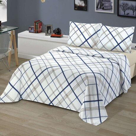 Juego Sábanas 1 Plazas Dohler 130 Hilos 100% Algodón Lais 01