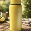 Termo Bala en acero inox de 1 lt Amarillo