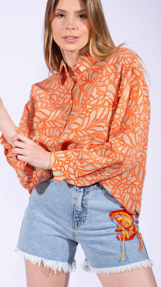 Camisa Pilar - Naranja 