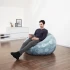 Puff Inflable Sillón Asiento Respaldo Bestway Silla Grande Variante Color Azul
