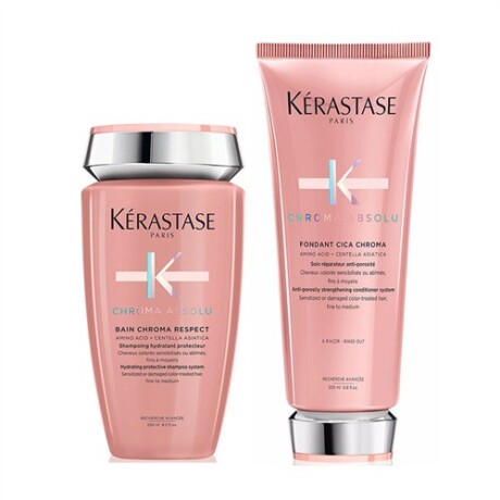 Kérastase Chroma Absolu Bain Chroma Respect 250 ml + Fondant 200 ml Kérastase Chroma Absolu Bain Chroma Respect 250 ml + Fondant 200 ml