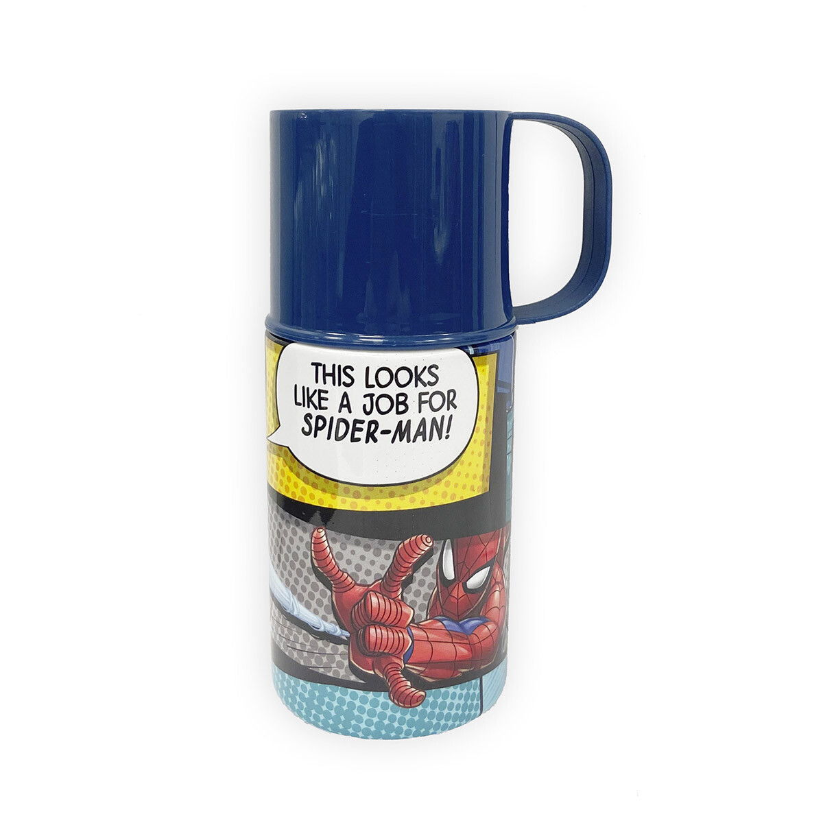 Botella 2 en 1, Botella 300 ml + Taza 100 ml Spider 