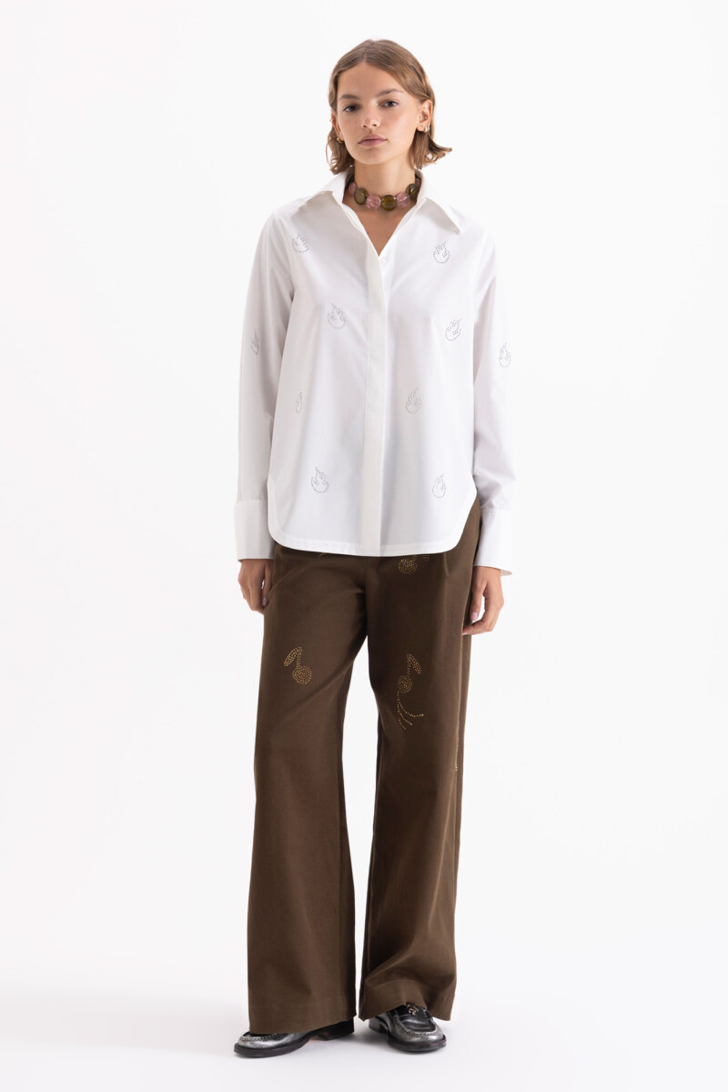 CAMISA FIRE Blanco