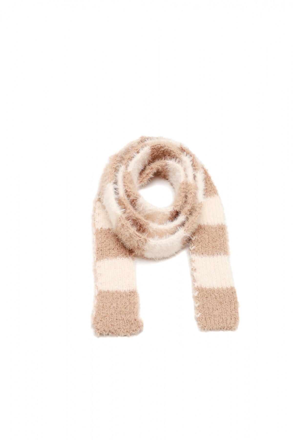 Bufanda Rayas Beige