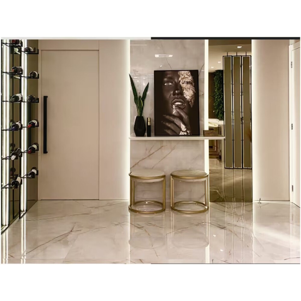 Porcelanato Palazzo 61x106.5 cm Pulido brillante y Rectificado Porcelanato Palazzo 61x106.5 Cm Pulido Brillante Y Rectificado