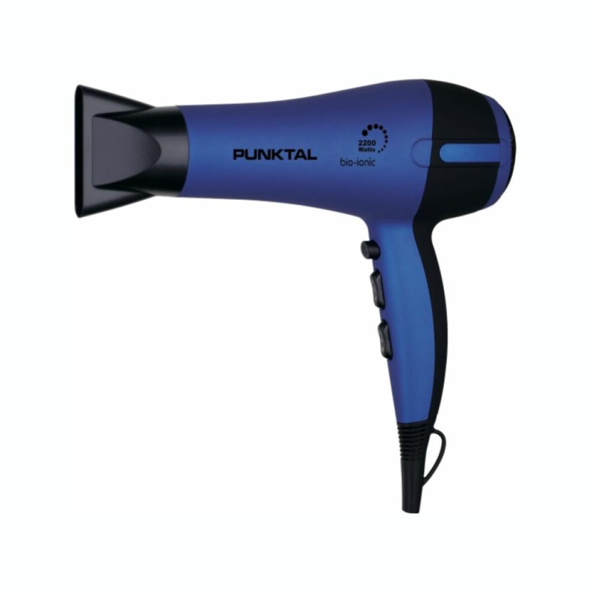 Secador PUNKTAL PK-2200 2200W Dos Velocidades Boquilla y Difusor 