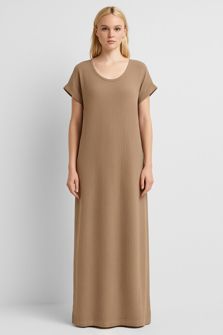 Vestido Nala Caqui