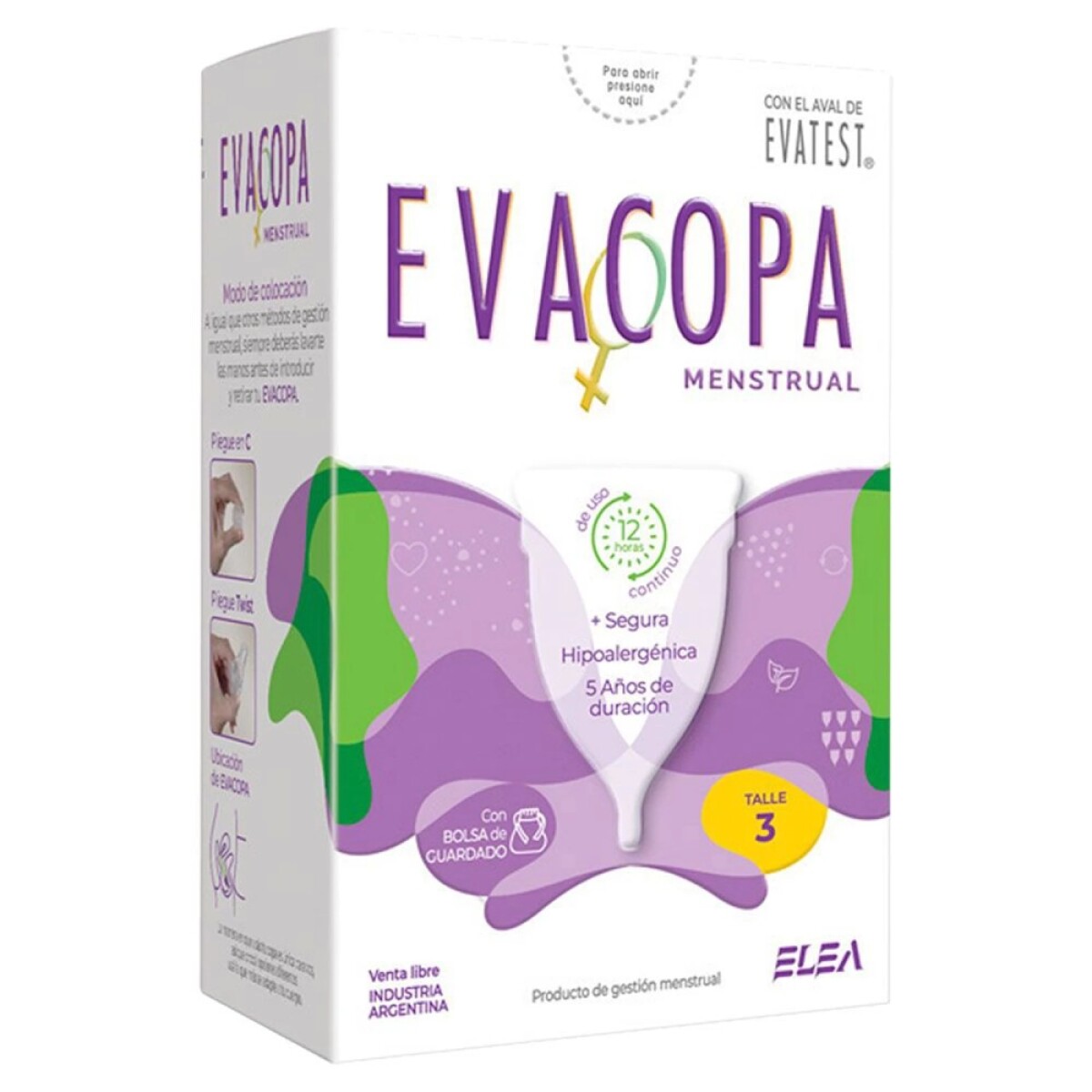 Copa Menstrual Evacopa Talle 3 