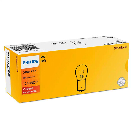 LAMPARA - 12V 15W BA15S 1 POLO PHILIPS LAMPARA - 12V 15W BA15S 1 POLO PHILIPS
