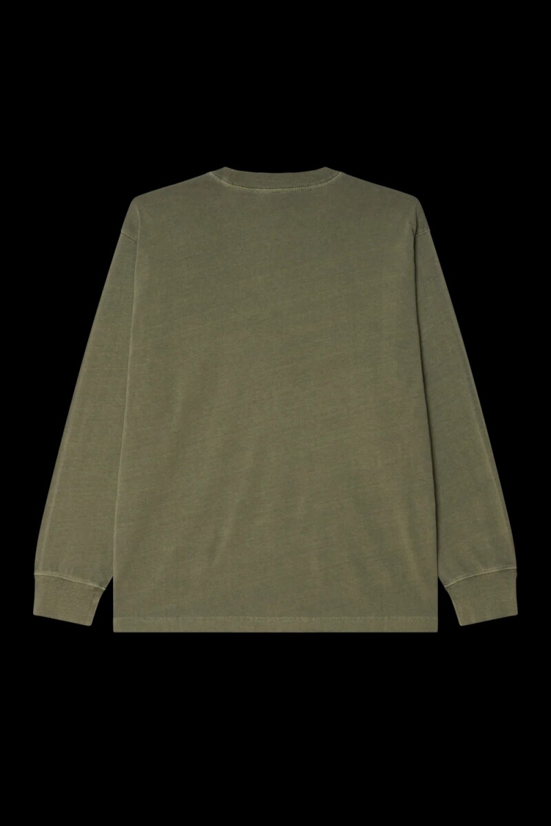 LOWERCASE PIGMENT TEE LS Verde