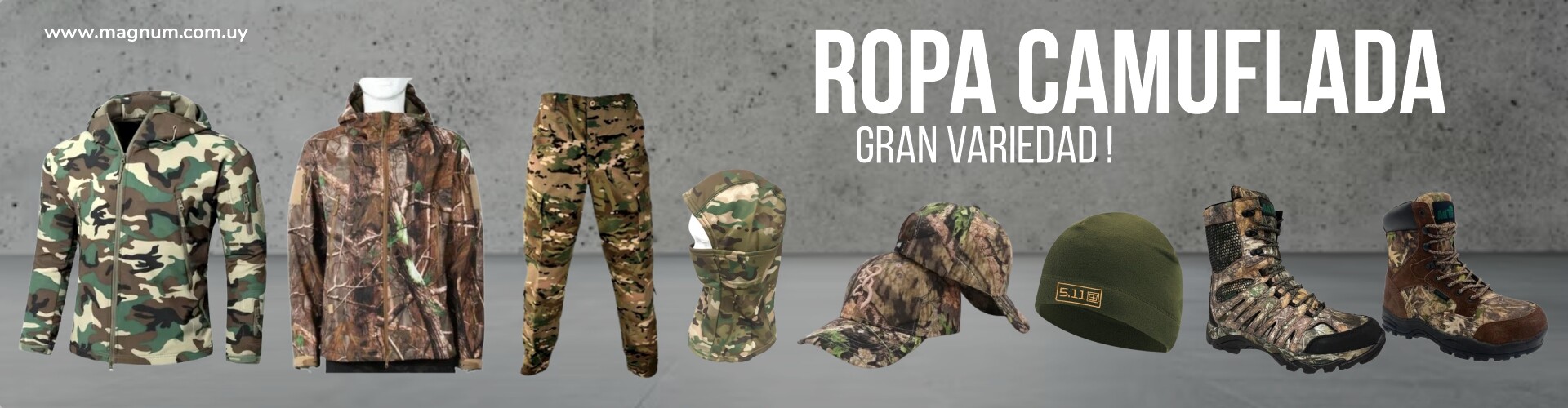 ROPA CAMUFLADA GRAN VARIEDAD !