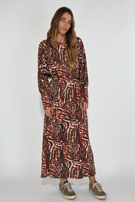 VESTIDO MORGAN Ladrillo