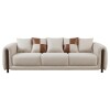 SOFÁ 3 PUESTOS ÀMARI - BEIGE 6268929 (CD) Unica