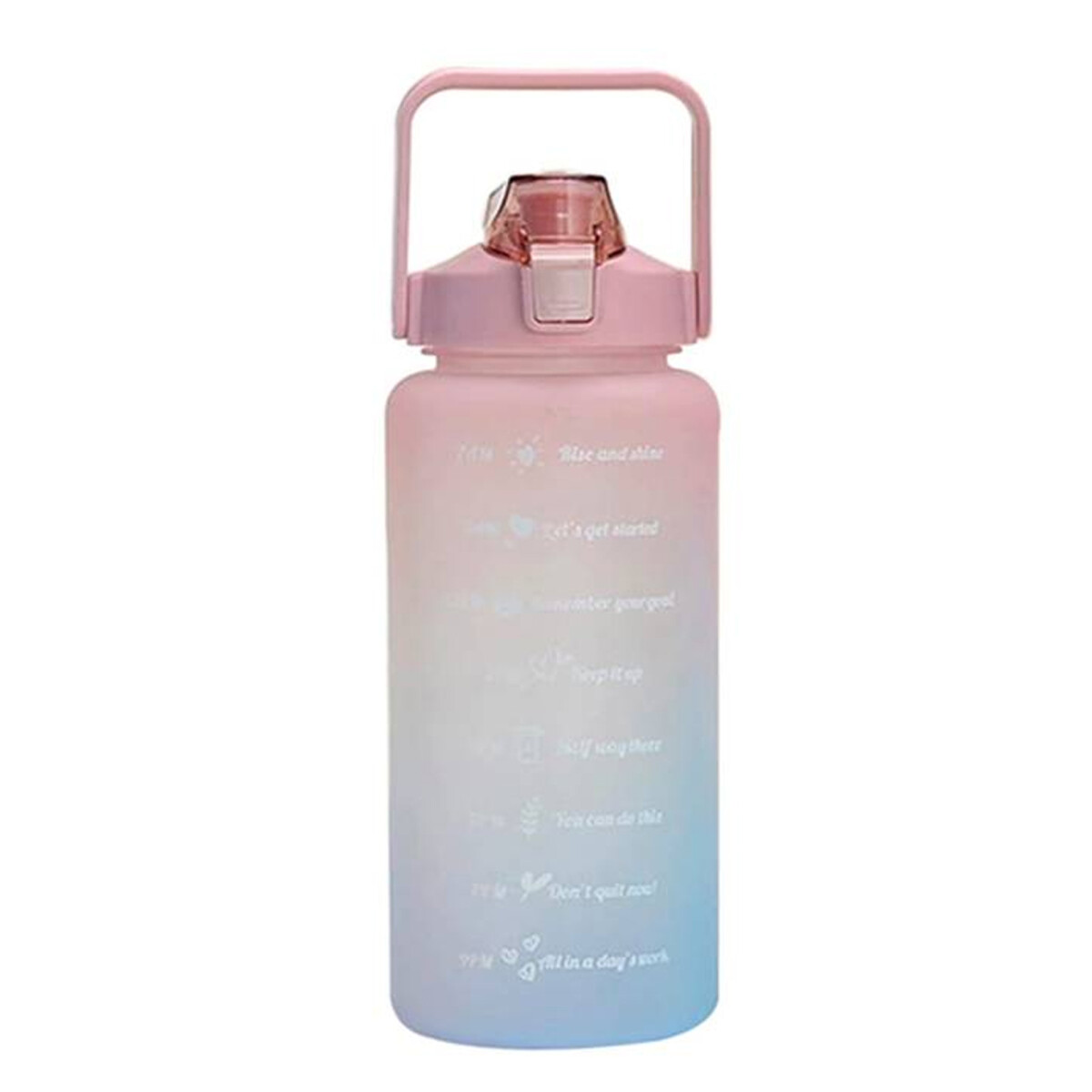 Botella Caramañola Motivacional 2L JTBAZ334 - ROSA 