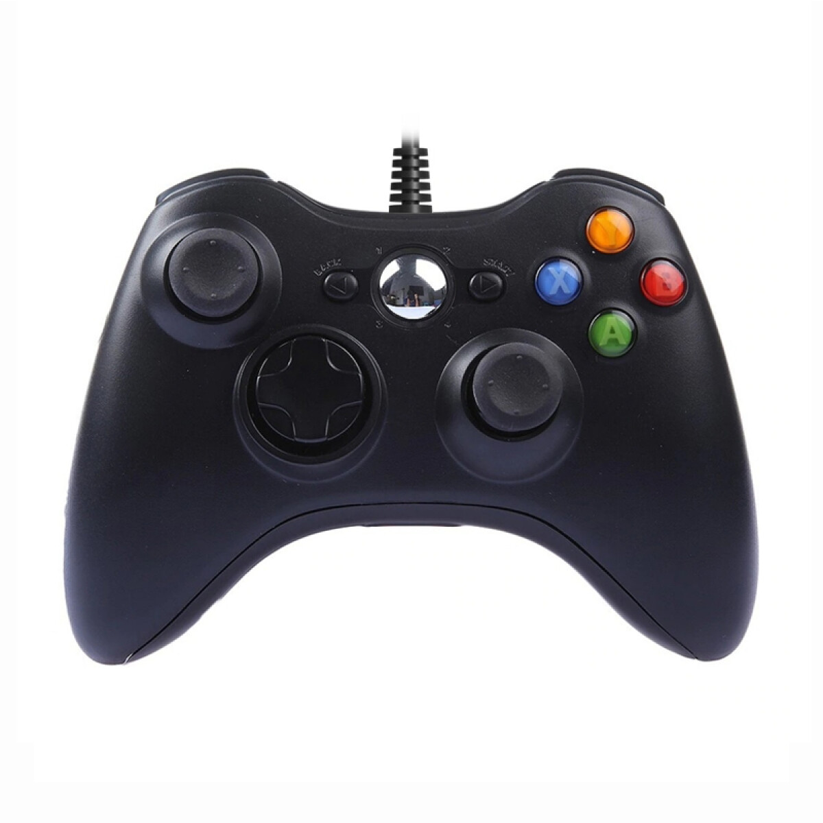 Joystick Compatible Cableado para Xbox 360 Negro 