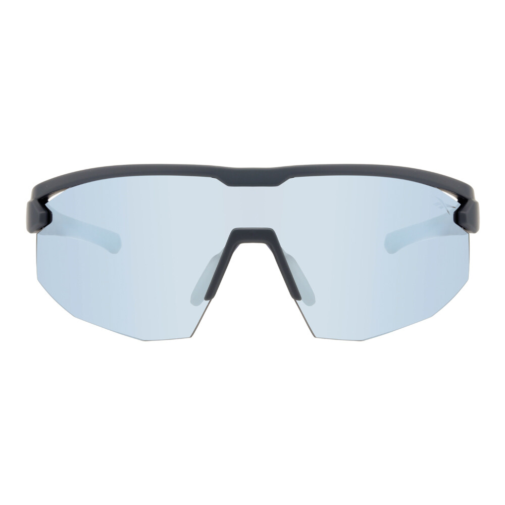 Lentes De Sol Policarbonato Reebok Mascara Plata/Negro