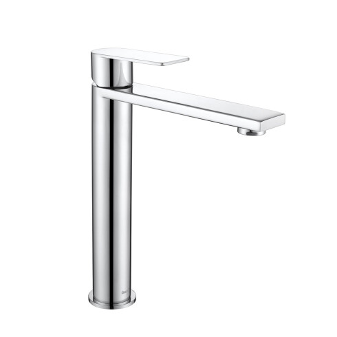 GRIFERIA LAVATORIO ALTO EN BRUSHED NICKEL - SERIE SALEMI GRIS-BRUSHED NICKEL