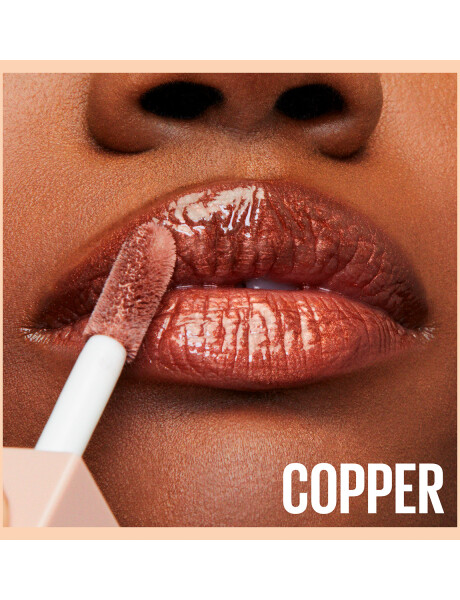 Brillo de labios Maybelline Lifter Gloss Shade con ácido hialurónico Copper