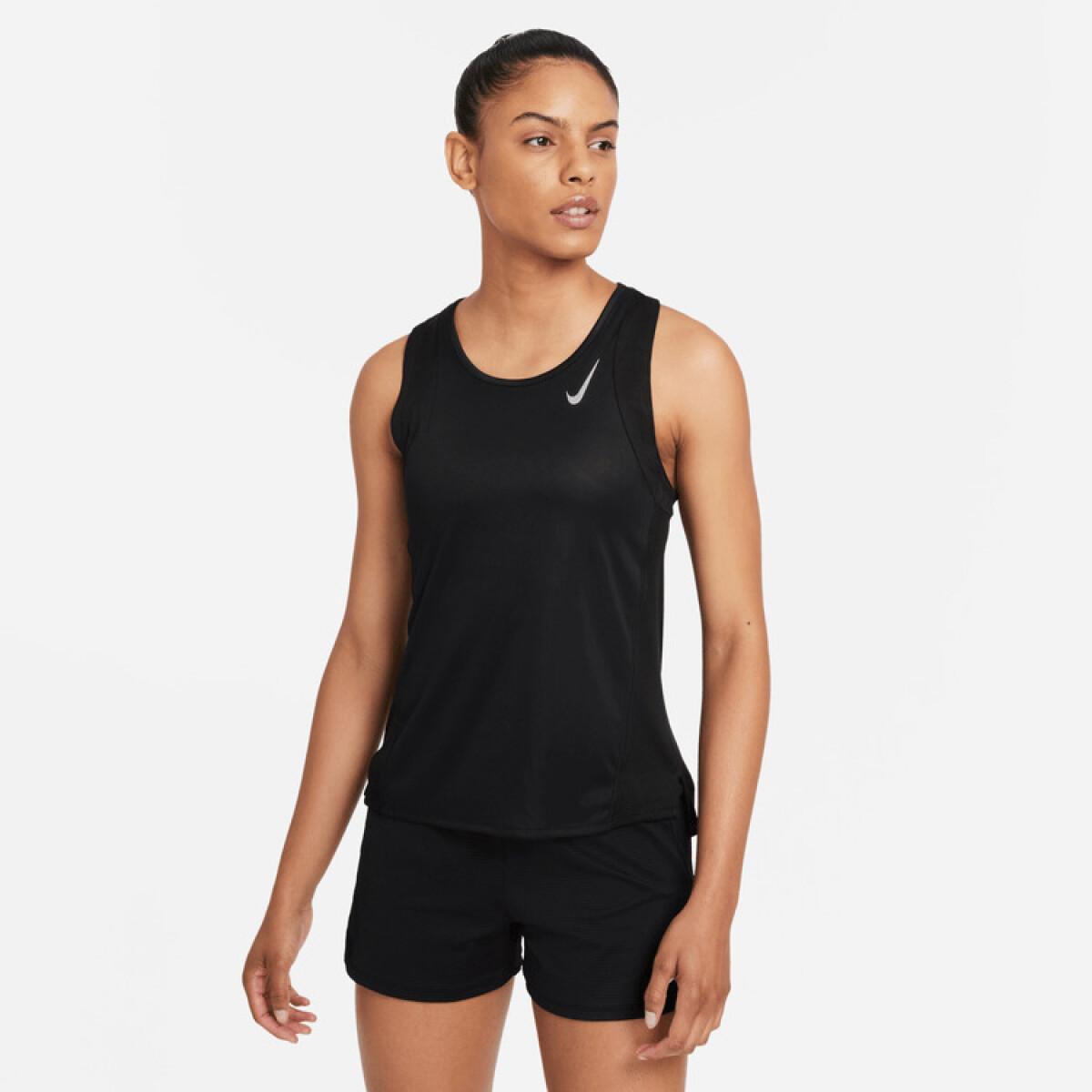 Musculosa Nike Running Dama Df Race Singlet Black - S/C 