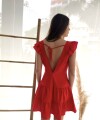 Vestido Muna rojo